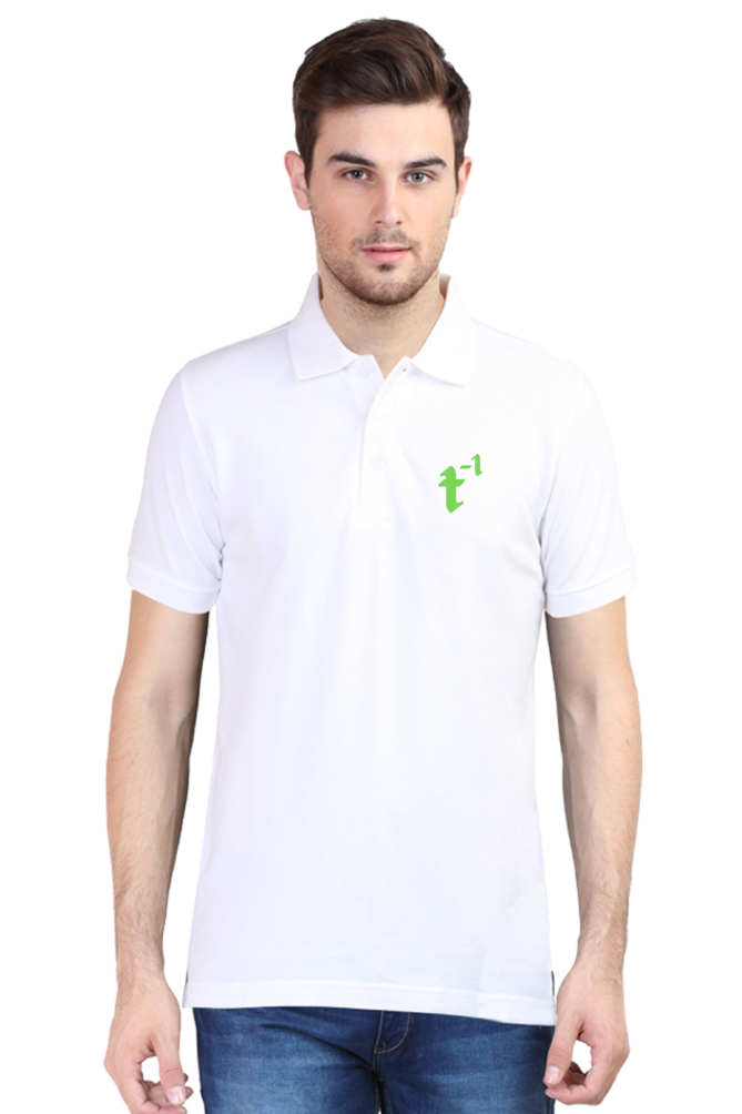 treeinverse Men's Polo T-Shirt Embroidery Logo