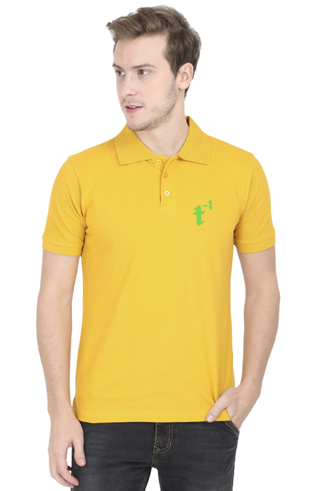treeinverse Men's Polo T-Shirt Embroidery Logo