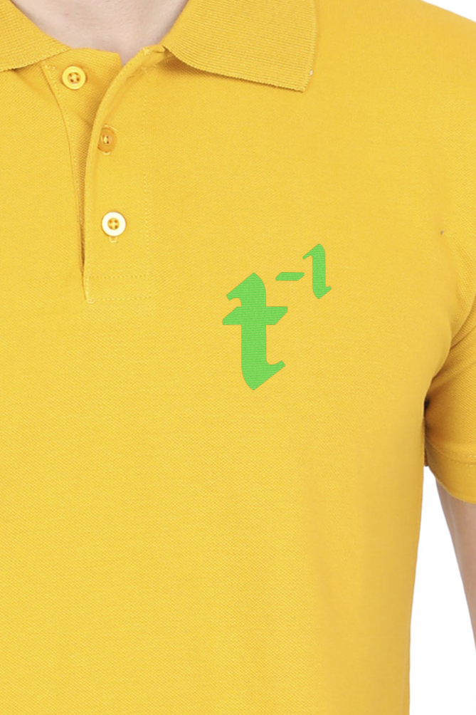 treeinverse Men's Polo T-Shirt Embroidery Logo
