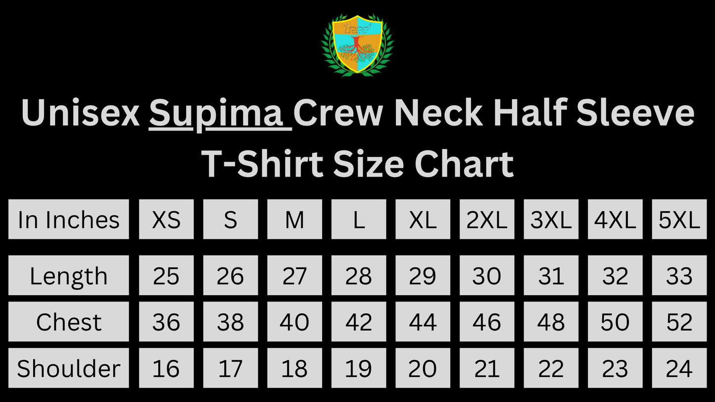 treeInverse Supima Fabric crew neck navy blue t-shirt with what do you call a world graphic